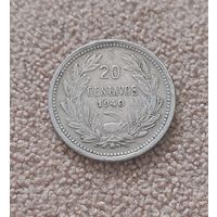 Чили 20 сентаво 1940