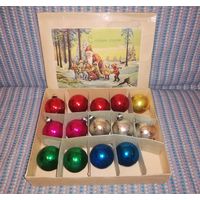 Елочные игрушки, шары, ГДР