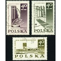 Борьба польского народа с фашизмом в 1939-1945 гг. Польша 1967 год серия из 3-х марок