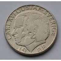 Швеция, 1 крона 1988 г.