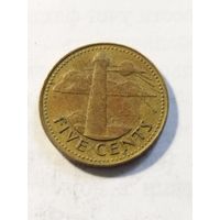 Барбадос 5 центов 1979