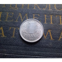 1 пфенниг 1977 (A) Германия ГДР #11 aUNC