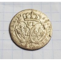 6 грош 1756 год