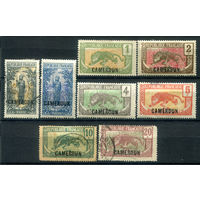 Французские колонии - Камерун - 1921г. - леопард, женщина - 8 марок - MH, чистая, без клея, гашёные. #4-W1-129-A-1