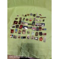 Лот значков СССР самая привлекательная цена трёхдневный аукцион