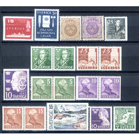 Швеция - 19 марок - MNH. #O-W-80-E-2