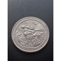 США 25 центов  2016 г. P - Национальный лес Шони