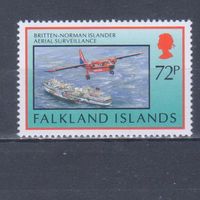 [1622] Фолкленды 1993. Транспорт.Самолет.Корабль. MNH. Кат.6 е.
