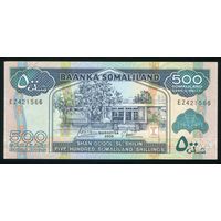 Сомалилэнд 500 шиллингов 2006 г. P6f. Серия EZ. UNC