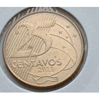 Бразилия. 25 сентаво 2011 года.