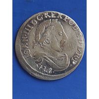 Польша 6 грошей 1682 г. (голова в лавре), без отметки мд-С, Ян III Собеский, без мц.