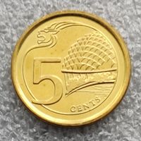 Сингапур 5 центов  2013 г.
