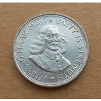 ЮАР, 50 центов 1964 г., серебро 0.500, Ян ван Рибек