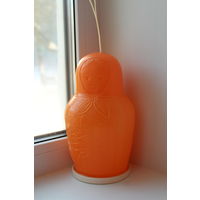 Пластмассовая подарочница "Матрешка" советская