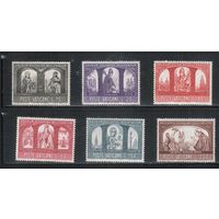 Ватикан-1966,(Мих.502-507) ** ,1000-лет католичества в Польше(полная серия)