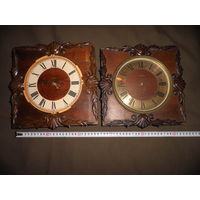Часы настенные деревянные Весна механика и кварц времён СССР.С рубля.