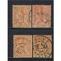 Франция 1900  Вып Республика тип Машон (квадрат) II Стандарт #116
