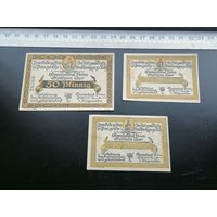 Германия-нотгельд  10, 25, 50 Prien/Chiemsee (Прин/Кимзе) 1920