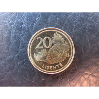 Лесото.20 лисенте.2023. С 20 копеек. Распродажа коллекции. Смотрите другие лоты.