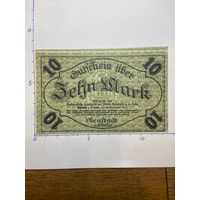 Германия нотгельд 10 марок 1919 г.- Нойштадт - 2001