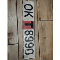 Номерной знак, автомобильный номер