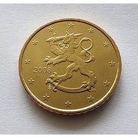 Финляндия 50 евроцентов, 2008  UNC