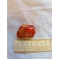 Брошь СССР янтарь