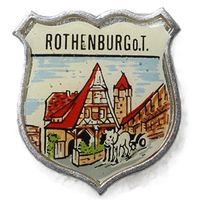 Значок города Ротенбург-об-дер-Таубер в Германии