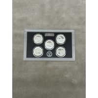 США годовой набор квотеров 2014 "Парки" (5 монет) серебро