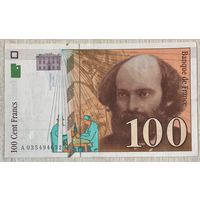 Банкнота Франции 100 франков 1997 год.