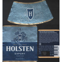 Пивная этикетка -  HOLSTEN (Алiварыя)