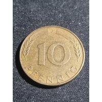ФРГ 10 пфеннигов 1989 J