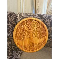 Огромное панно из дерева Древо рода / Дерево рода, жизни