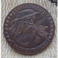 Германия. Нотгельды. Талер 1923 года; г. Веймар. Один (по германски Вотан). Девы-воительницы валькирии, прыгающие через обрыв. Патина. Предложи свою цену или обмен!