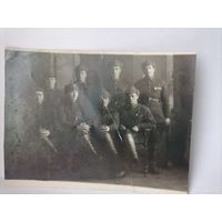 Фото красноармейцев в будёновках в г.Ворошилове.1936г.