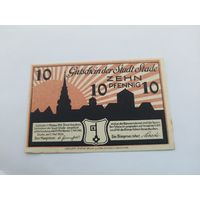 Германия 10 пфенингов 1920г (8)