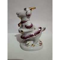 Статуэтка фарфоровая "Козочка" (Коза золотые рога)  Добруш. АУКЦИОН не с рубля без МПЦ.