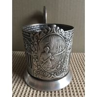 ПОДСТАКАННИК "ЗАЩИТНИК РОДИНЫ". КОЛЬЧУГИНО. РЕДКИЙ !! СМ.ФОТО И ОПИСАНИЕ ЛОТА.