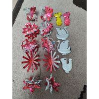 Ёлочные игрушки ссср пластик