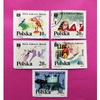 Польша. Сказки. ( 5 марок ) 1987 года. 10-16.