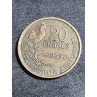 Франция 20 франков 1952