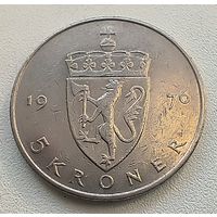 Норвегия 5 крон 1976  3-4-11