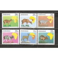 ФФ1 Зимбабве 1987 Фауна