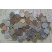 С РУБЛЯ! 80 монет. Микс, без СССР, УК, РФ.