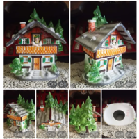 - Коллекционный ДОМИК Германия 1950-ые Фарфор 20х16х10 см