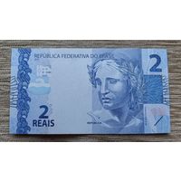 Werty71 Бразилия 2 реала 2010 UNC банкнота риала черепаха