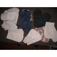 Шлем строительный(зима)+8 пар рукавиц (зима и лето).НОВОЕ!С рубля.