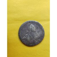 1 рубль 1768 года СПБ-EI. Грубый чекан. Серебро. Гурт шнур влево. Биткин # 202(R1), не частая. СМОТРИТЕ ДР. МОИ ЛОТЫ. Большая распродажа!