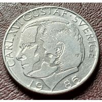 Швеция 1 крона, 1986    ( 1-12-2 )