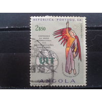 Ангола, колония Португалии, 1965. 100-летие Международного союза электросвязи, архангел Гавриил